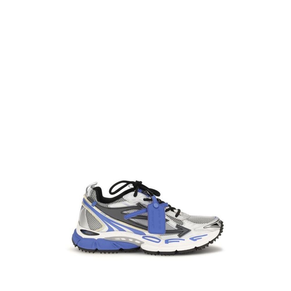 Off-White Gray Polyethylene Athletic Men's Sneakers